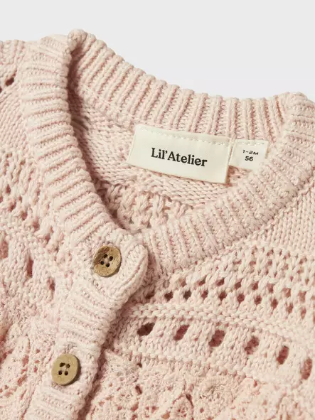 Lil'Atelier vauvan neuletakki, vaal.pun - Neuleet - name13240335pw - 2