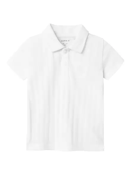 Name it lasten pikee T-paita, valkoinen - T-paidat - name13241279bw - 1