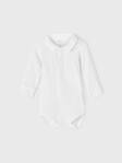 Name It vauvan kauluspaitabody, valkoinen - Pitkähihaiset bodyt - name13190160bw - 3