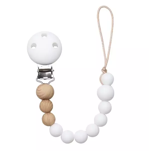 Mylo Loop Wood Tuttinauha, white - Tutit ja tuttinauhat - mylo003w - 1