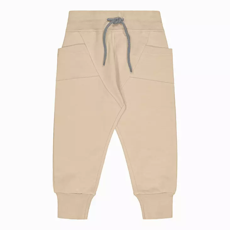 Gugguu lasten collegehousut, beige - College- ja trikoohousut - GU0006cw - 1