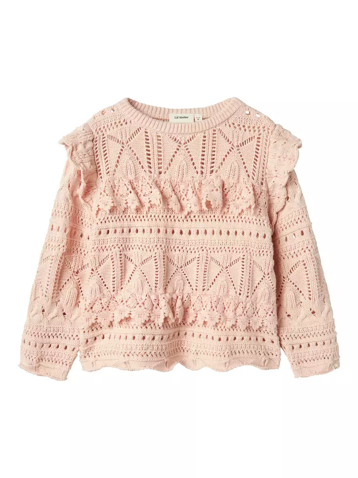 Lil'Atelier lasten neulepaita, vaal.pun - Neuleet - name13240314pw - 1