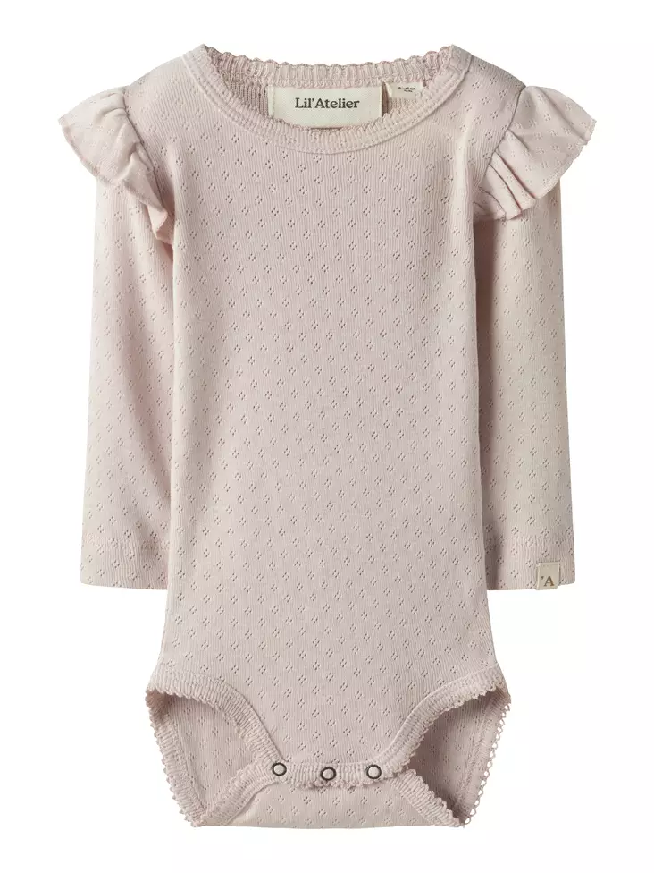Lil' Atelier vauvan body, roosa - Pitkähihaiset bodyt - name13241220pw - 1