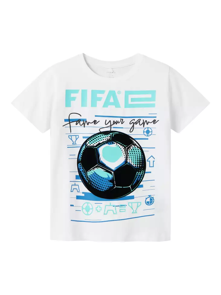 Name it lasten Fifa T-paita, valkoinen - T-paidat - name13243274bw - 1