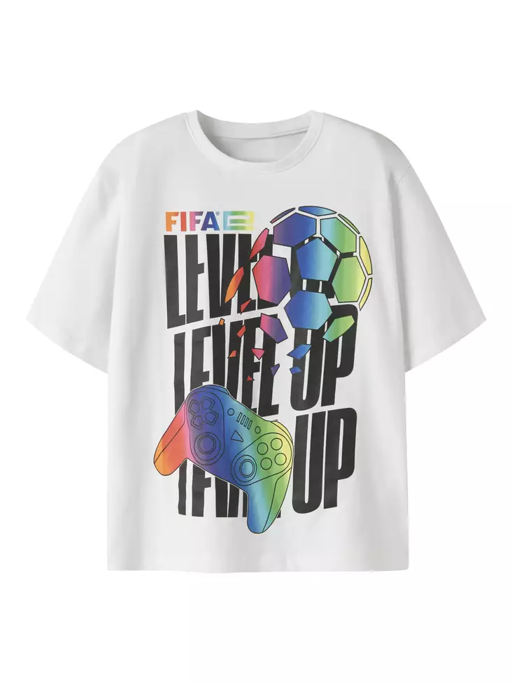 Name it lasten Fifa T-paita, valkoinen - T-paidat - name13257956bw - 1
