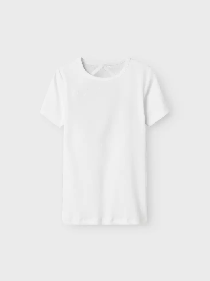 Name it lasten rib T-paita valkoinen - T-paidat - name13243491bw - 3