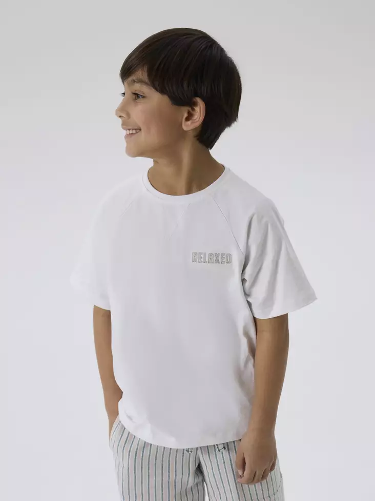 Name it lasten t-paita, Bright White - T-paidat - name13249346bw - 1